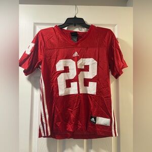 Adidas Men's Red and White Jersey